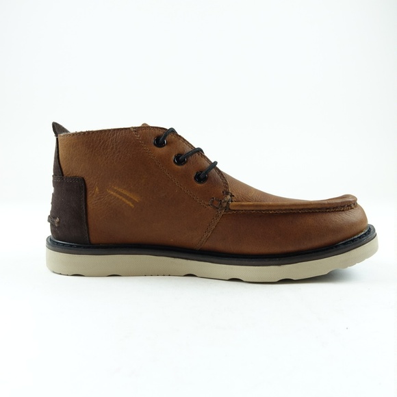 TOMS Men\'s Waterproof Leather Chukka Boots R3S5 main image 4
